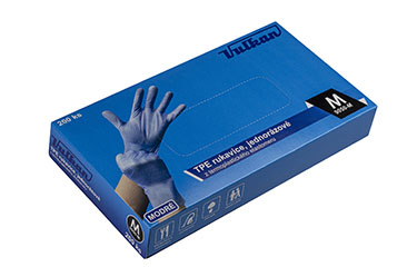 TPE rukavice jednorázové z termoplastického elastomeru